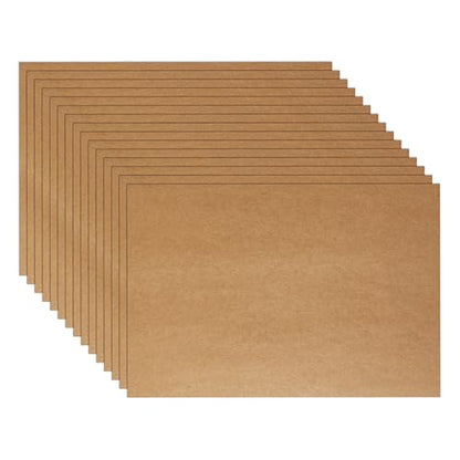 Guakicae 150 Sheets Brown Cardstock 5 x 7 Kraft Paper 110lb | Heavyweight Flat Card Stock Recipe Paper for Cards Making, Wedding Invitations, Greeting Cards, Birthday, Mailing - color: Brown, size: 5x7-150pcs