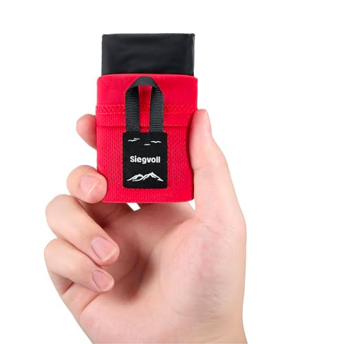 Pocket Picnic Blanket, Small Picnic Blanket 43x27" 1.27oz Black 1 Person - color: Black (Red Pack), size: 43x27″