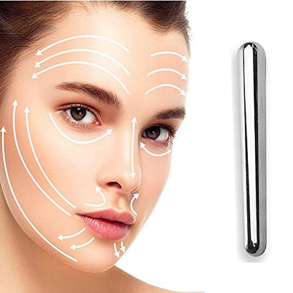 Stainless Steel Face Massage Therapy Stick-Guasha Massage Wand | Acupressure Massage Tools for Deep Tissue,Soft Tissue Myofascial Release Relief Pain - size: 5.9 Inch (Pack of 1)