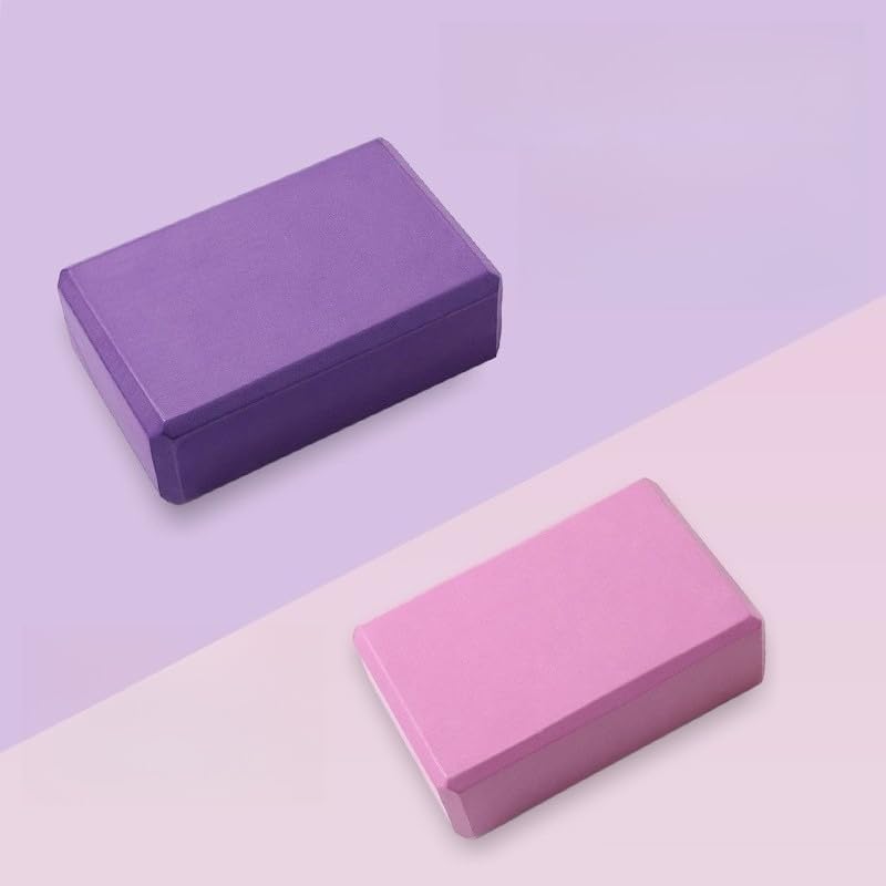 Non-Slip High-Density Yoga Foam Block Balance and Support for Yoga Pilates and Meditation ORANGE