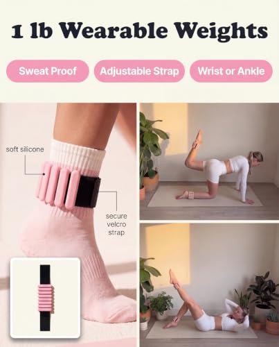 Pilates Kit for Women with Weights, 16 Piece At Home Pilates Workout Equipment Set, Ring and Ball, Bangles, Resistance Bands, Grip Socks, Essentials & Accessories for Beginners