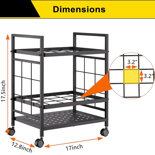 Blueprint Storage Rack, Blueprint Holder with Wheels, Used for Storing Blueprint/Carpet/Map/Poster/Architectural Construction Plan, 20 Slots(3.2" x 3.2"), Silent Wheel for Home, Office, School(Black) - style: 20 Slots - Black