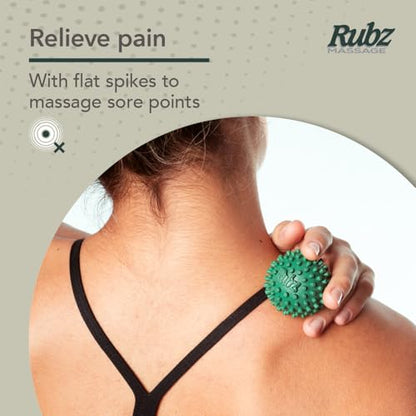 Due North Foot Rubz Massage Ball -Roller for Plantar Fascititis, Hands | Spiky Massage Tool - Roller Won't Mark Floors - For Runners, Athletes, Travel, Recovery - Made in the USA - style: Hand & Foot Ball
