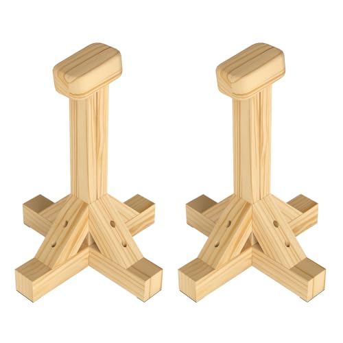 Wooden Handstand Canes for Balance Training, Stable Base Non-Slip Grip