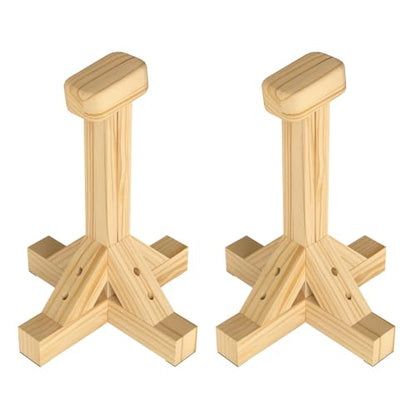 Wooden Handstand Canes for Balance Training, Stable Base Non-Slip Grip