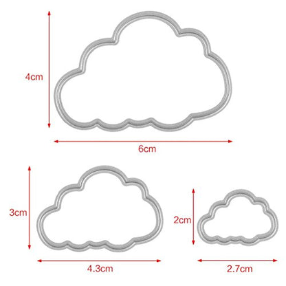 Metal Cutting Dies Stencil DIY Scrapbooking Embossing Tool DIY Paper Cards Album Decoration (Cloud) - style: Cloud