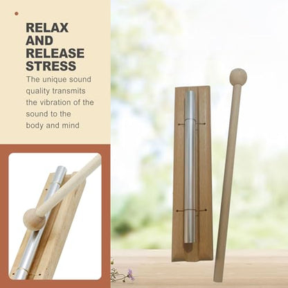 7 Inch Meditation Chime Solo Tone Mindfulness Bell for Teachers Classroom Management Sound Healing Instrument Yoga Zen Spiritual Decor Energy Chime for School Office Focus and Calm
