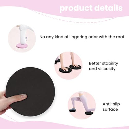1 PCS Yoga Support Pad - Non-Slip Cushion for Yoga, Fitness, Meditation, Kneeling, Multi-Purpose Joint Protection Pad - color: Black