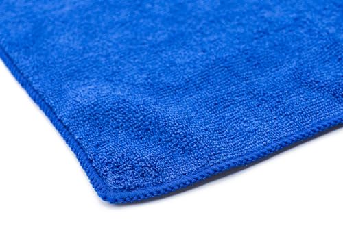 The Rag Company - Sport & Workout Towel - Gym, Exercise, Fitness, Spa, Ultra Soft, Super Absorbent, Fast Drying Premium Microfiber, 320gsm, 16in x 27in, Royal Blue (3-Pack) - color: Royal Blue