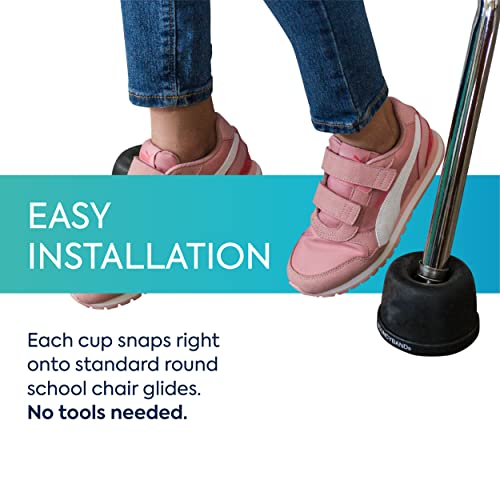 Bouncyband Wiggle Wobble Chair Feet, 10-Pack – Transform a Standard School - size: 10 Pack