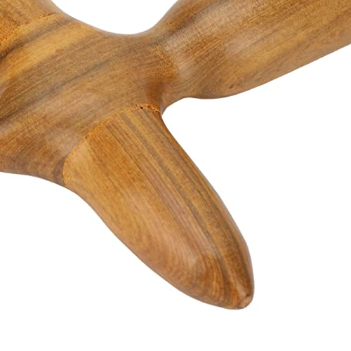 YUYTE Wooden Foot Massage Stick Ergonomic Reflexology Tool | wood acupressure roller, handheld design for tired feet relief, deep tissue muscle relaxation for hands