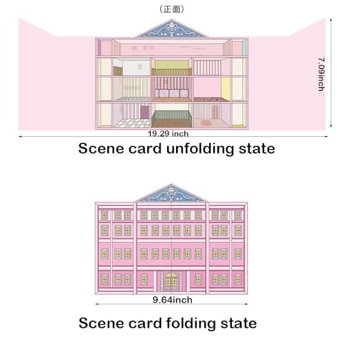 2PCS Foldable 3D Sticker Scene Book for Adults & Teens, DIY Isometric House Scenes, Large Build-Your-Own Room Sticker Set, Relaxing Sticker Therapy Art Kit - style: Budapest Hotel