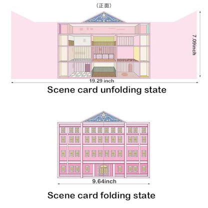 2PCS Foldable 3D Sticker Scene Book for Adults & Teens, DIY Isometric House Scenes, Large Build-Your-Own Room Sticker Set, Relaxing Sticker Therapy Art Kit - style: Budapest Hotel