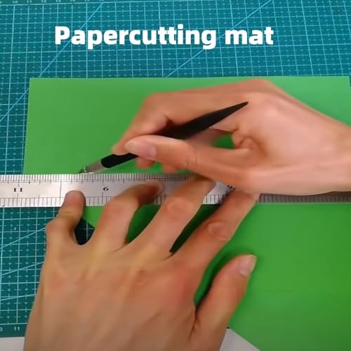New A3 Double Side Craft Cutting Mat Cutting Board Sewing Pad Artist Carving Tools Handmade Crafts DIY Props (Green) - color: Green