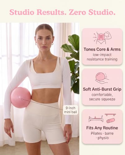 Pilates Kit for Women with Weights, 16 Piece At Home Pilates Workout Equipment Set, Ring and Ball, Bangles, Resistance Bands, Grip Socks, Essentials & Accessories for Beginners