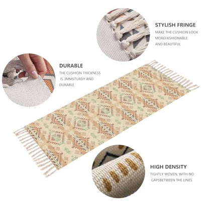 nuveti Cotton Yoga Mat - Absorbent, Grippy Tight Weave, Ashtanga & Hot Yoga Rug, Helps with Slippery Hands & Feet - color: YiDiFei-New