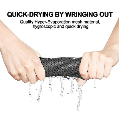 Honoson Cooling Towel Bulk - color: Gray Series Color, size: 32"x12"