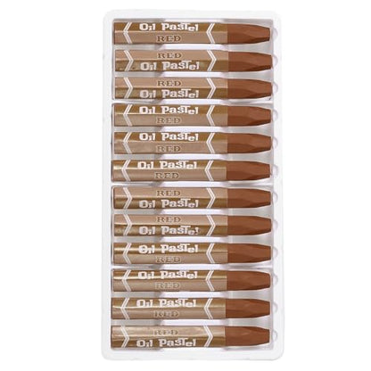 PATIKIL Dark Brown Oil Pastels, 48Pcs Soft Oil Crayons Pastels Stick Vibrant and Creamy Art Supplies Bulk for Artists Beginners Art Painting Drawing Blending Graffiti Gallery - color: Dark Brown