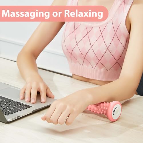 BESKAR Foot Massage Roller for Plantar Fasciitis Relief - color: Orange