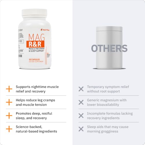 SaltWrap Mag R&R Nighttime Muscle Cramp Relief, 90 Caps