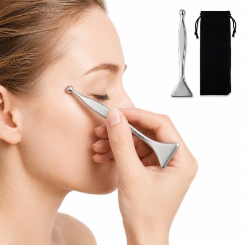2-in-1 Stainless Steel Acupuncture Pen and Gua Sha Massage Tool - size: 1-Pack-p