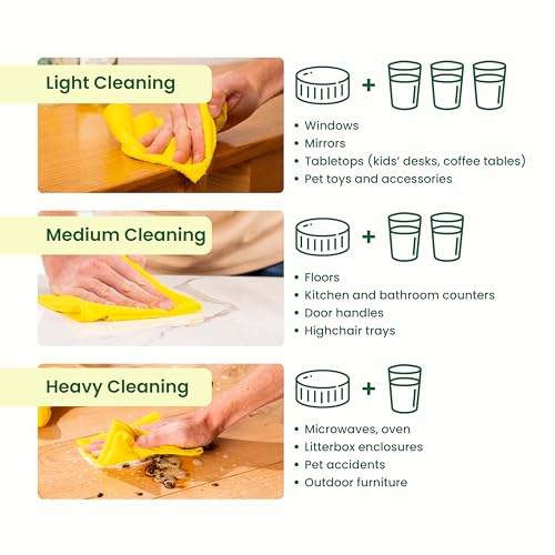 Good Natured Brand All-Purpose Cleaner Concentrate | 8oz makes 128oz | Lemon Essential Oil | 16X Concentrated Natural Multi-Surface Cleaner - size: 8 Fl Oz