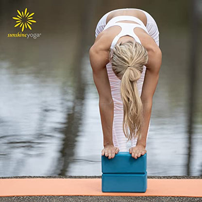 Bulk 4in Foam Yoga Blocks, 10 Pack - color: Assorted