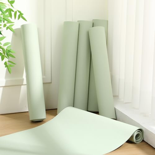 Timgle 12 Pack Yoga Mat Bulk, 4mm Thick Extra Long Sports Mat Anti Slip Tear Resistant Yoga Exercise Set for Fitness Stretching Home Workout Gym and Studio - color: Gray Green
