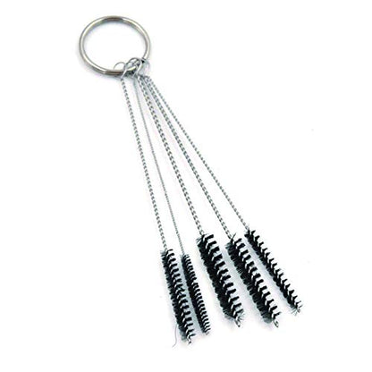 11 in 1 Airbrush Cleaning Kit, Spray Gun Cleaning Repair Tool Kit | Accessories with 5 Pcs Cleaning Needles, 5 Pcs Cleaning Brushes & 1 Wash Needle - size: Airbrush cleaning kit