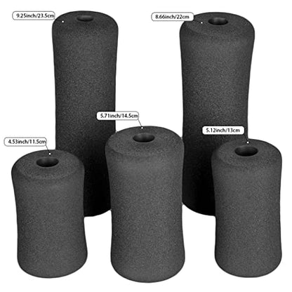 Sponge Foam Foot Pad Roller Pair, Used for Replacing Gym Exercise Equipment, Suitable for 1-inch Rod (Foam 9.25" X 2.76" Od X 0.87" Id) - color: Foam 9.25" X 2.76" Od X 0.87" Id