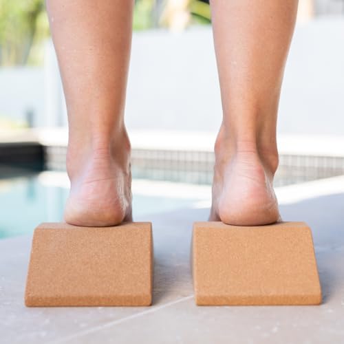 Cork Wedges | – Cork Foot & Ankle Alignment Blocks for Posture, Balance & Arch Support · Includes Access to Our Online Courses