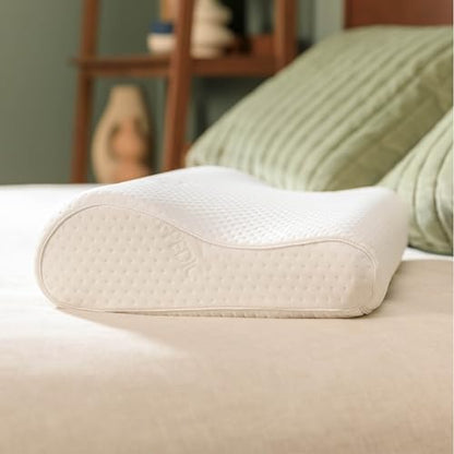 Tempur-Pedic TEMPUR-Ergo Neck Pillow, Medium Profile, White - size: Medium Profile