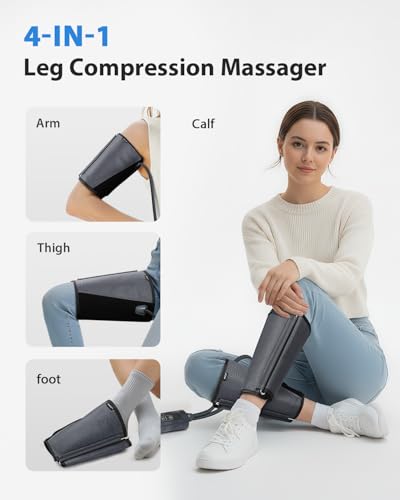 CINCOM Leg Massager for Circulation and Pain Relief FSA - HSA