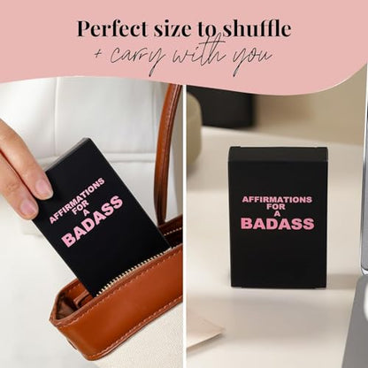 shoprotik Badass Affirmation Cards - Daily Motivational and Inspirational Cards for Women