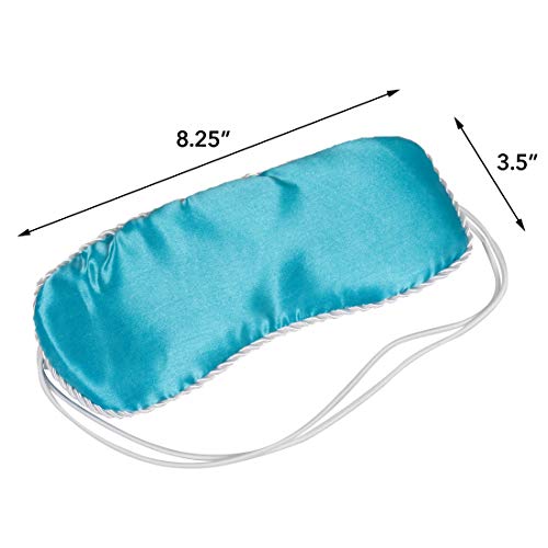 Bed Buddy Aromatherapy Eye Mask with Warm and Cold Therapy for Stress Relief - Microwave-Safe Eye Pillow & Sleep Mask, Blue, Lavender & Mint Scented - color: Lavender/Mint, size: 1 Count (Pack of 1)