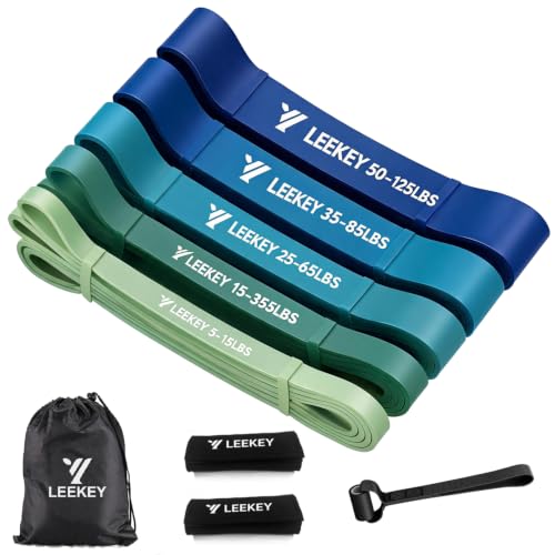 Resistance Bands for Pull Up Assist, Stretch Bands & Exercise Workout Set - color: 5-125LBS DARK BLUE