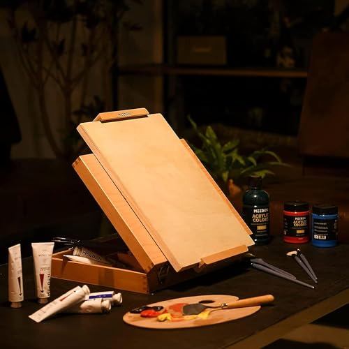 MEEDEN Unfinished Wood Canvas Board:6x12 Canvas Panel Pack of 4 | 1-1/2" Deep Wooden Panel Board, Blank Cradled Wood Art Board for Painting - Rectangle - size: 6"x12"- 4 Pack