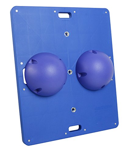 CanDo Balance Board 14x18 Inch, 2.5 Inch Height, Blue - color: Blue: Difficult, style: Rectangular