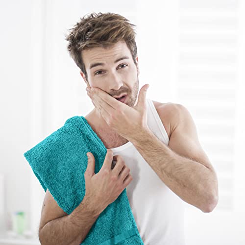 Utopia Towels Salon Towels, Pack of 24, 16x27 in, 100% Cotton, Turquoise - color: Turquoise, size: 24 Pack
