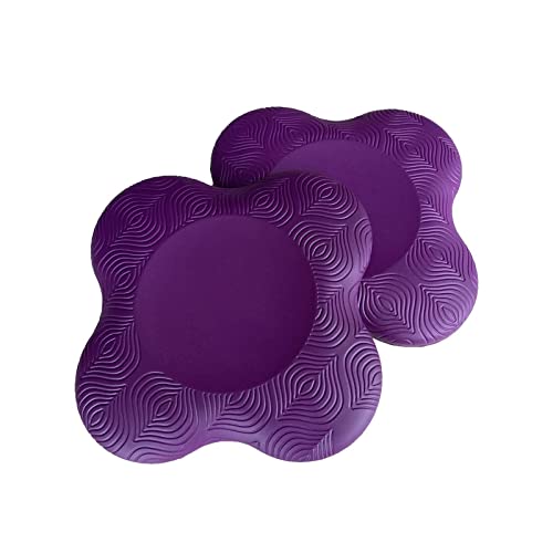 Yoga Knee Pad Cushion Extra Thick for Knees Elbows Wrist Hands Head Foam Yoga Pilates Work Out Kneeling pad - color: purple