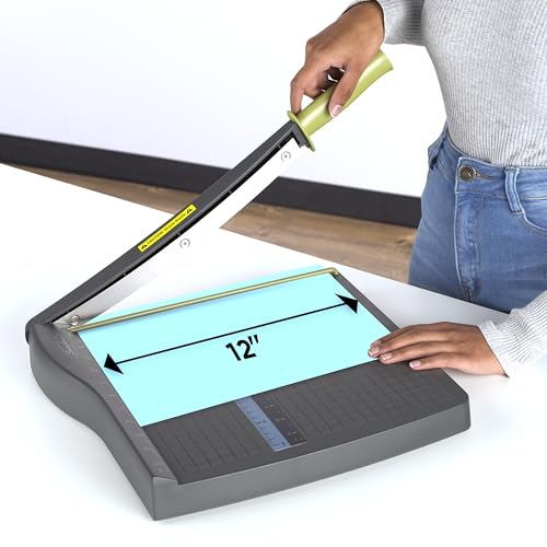 Swingline Paper Cutter, Guillotine Trimmer, 12" Cut Length, 10 Sheet Capacity, ClassicCut Lite (9312)