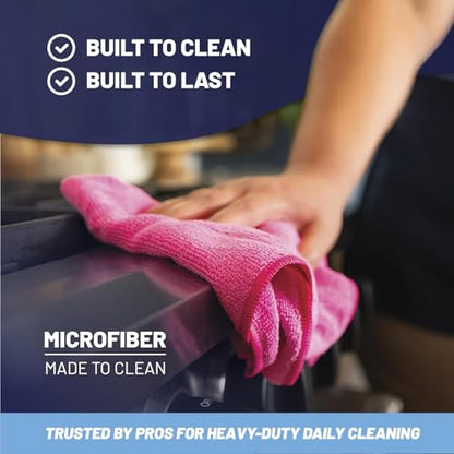 MW PRO Premium Microfiber Cleaning Cloths (12 Pack, 12x12, Grey) - Streak Free Stainless Steel & Glass Towels - Ultra Soft Cleaning Cloths for Screens, Granite & Modern Home - Washable & Reusable - color: Gray, size: 12 Count (Pack of 1)