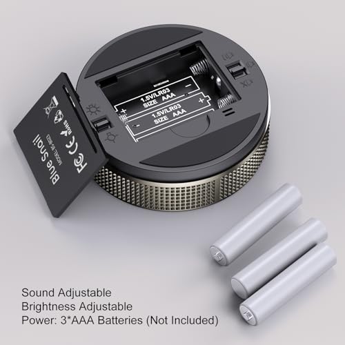 BlueSnail Kitchen Timer with LED Digital Display Smart Efficana for Home Classroom Gym Office, Volume and Brightness Adjustable Productivity Timer (Guncolor) - color: Guncolor