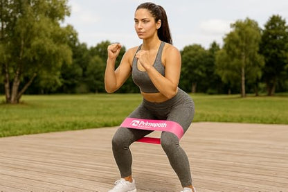 Resistance Loop Exercise Bands with Carry Bag, Set of 5