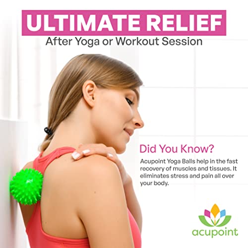 Acupoint Physical Massage Therapy Lacrosse Ball Set (Spiky Ball) Physical Massage Therapy Lacrosse Ball Set (Cork)