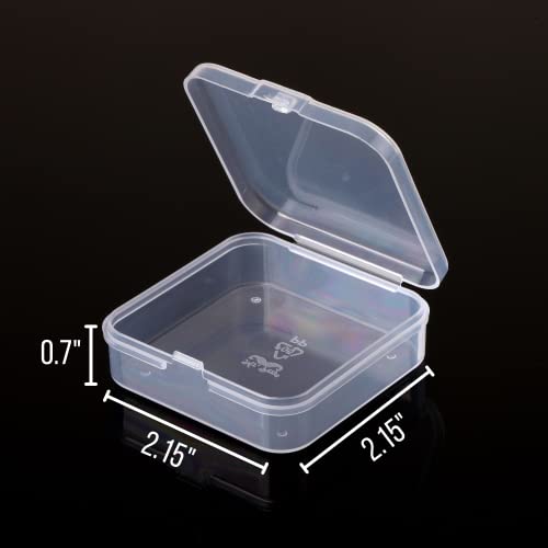 Mr. Pen- Bead Organizer Box, 12 pcs, Clear (Pack of 3) - color: Clear White, size: 12 Pcs(2.15"x2.15"x0.7") (Pack of 3)