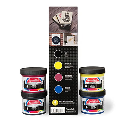 Speedball Acrylic Screen Printing Ink Starter Set (4503)