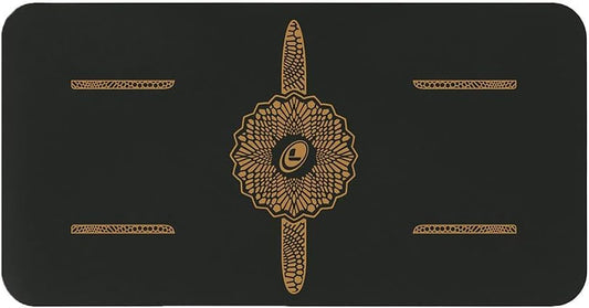 Liforme Yoga Pad - Revolutionary Alignment System, Advanced Non-Slip Grip - color: Black and Gold