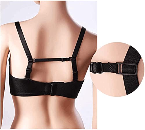 Women's Non-slip Elastic Bra Strap Holder Racer Back - Conceal Straps - color: Multicoloured-6pcs