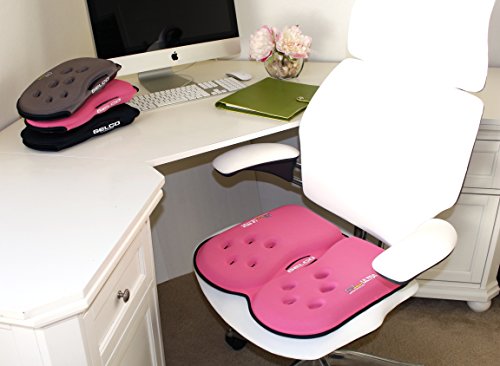 GSeat Ultra Large Gel and Foam Coccyx Seat Cushion for Back Pain Relief, Sciatica, Low Back, Tailbone-Pain, Pressure Relief, Seat Pad for Office, Home, Driving, Meditation Anywhere You Sit.(Green) - color: Green
